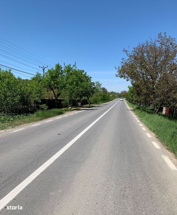 59.900 e Teren TOMESTI-OSOI la DN 2600 mp intravilan asfalt utilitati