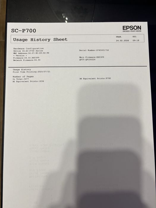 Imprimanta profesionala epson sc P-700