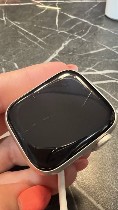Ceas Smartwatch Apple Watch 7 45mm Starlight