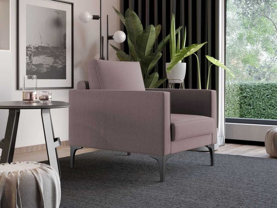 Fotoliu Rici Roze - Transport Gratuit in 4-10 zile