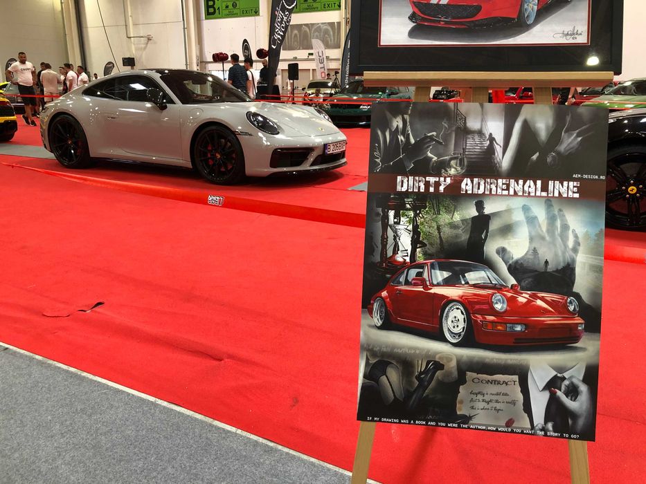 Poster auto masini Porsche 911 - 50x70cm