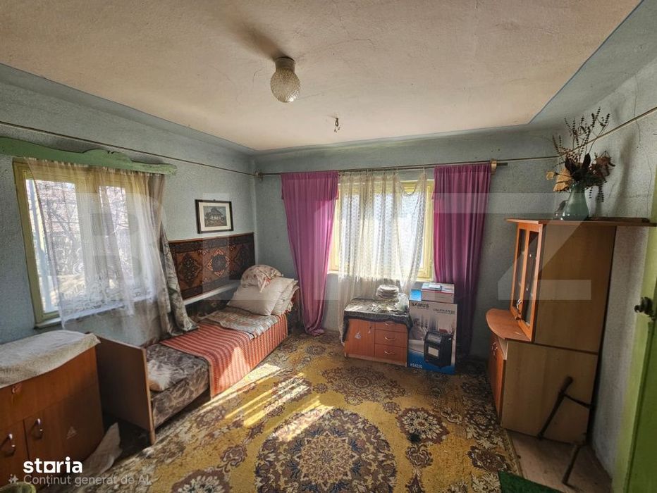 Casa 4 camere, teren generos de 3.800 mp,  Magina, comuna Aiud
