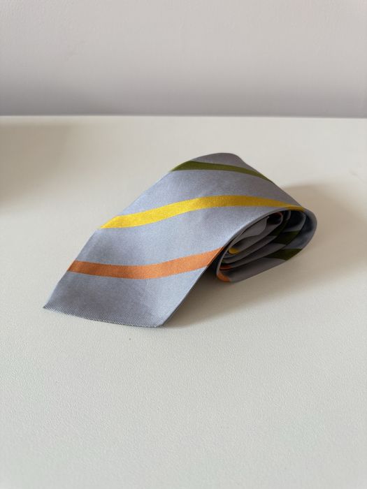 Вратовръзка Hugo Boss 100% коприна , Флинтстоун