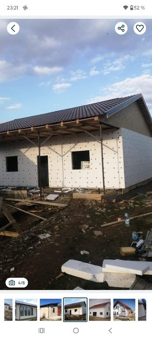 Case pe structura metalica