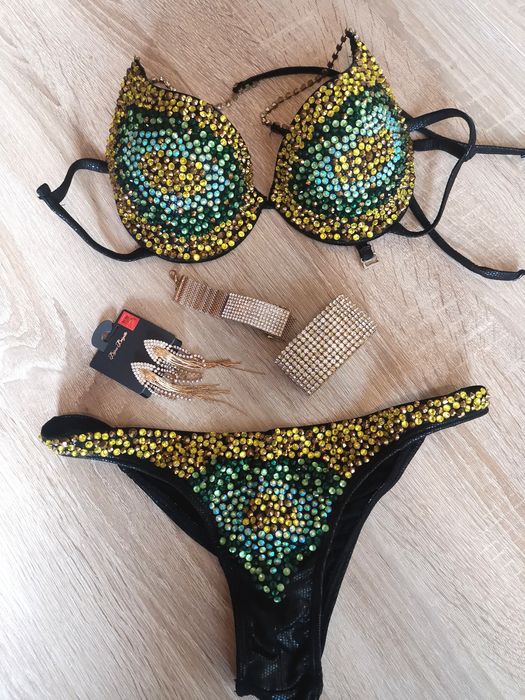 Състезателен бански за Бикини Фитнес