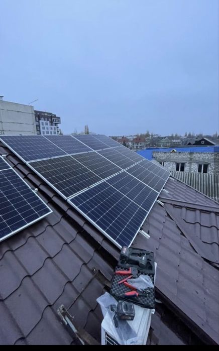 Установка солнечные панели