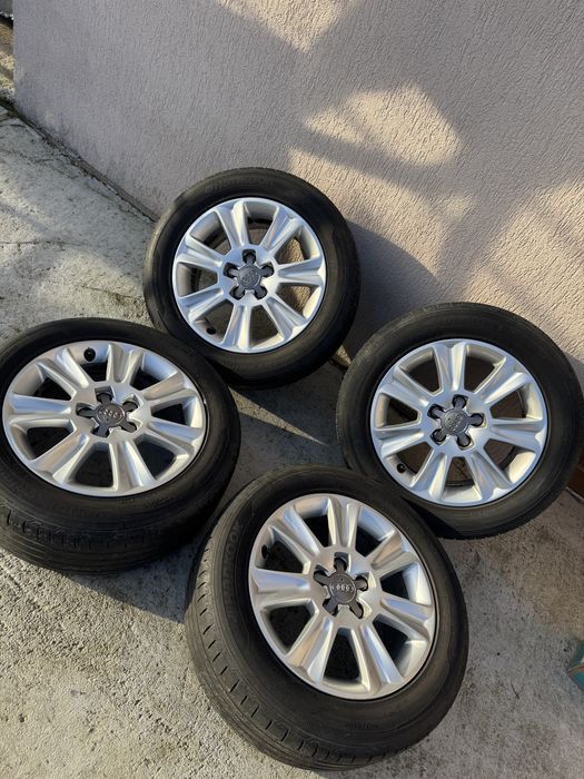 Roti / jante Audi VW R15 ET 34 5x112 cauciucuri vara 205/55/15