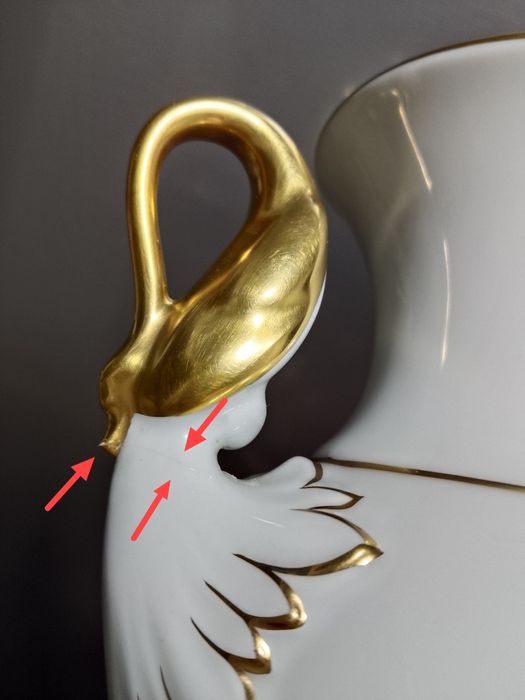 Винтажная фарфоровая ваза "Кaiser". Германия