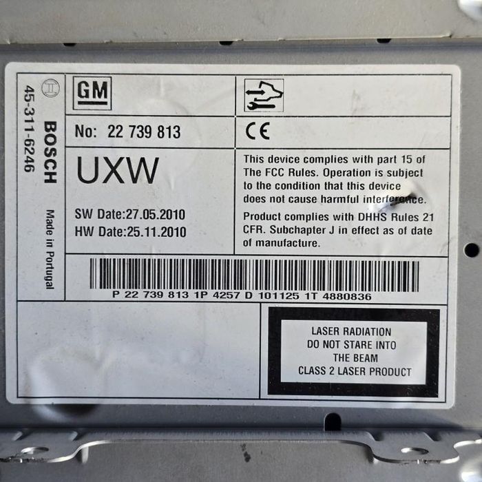 CD500 Player auto cu navigatie Opel Astra J