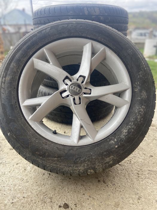 Jante+cauciucuri vara noi audi Q5. 255/55R18
