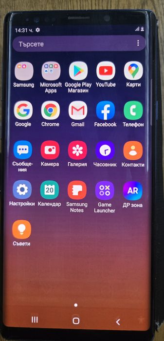 Смартфон SAMSUNG НОТ 9 с писалка о много калъфи