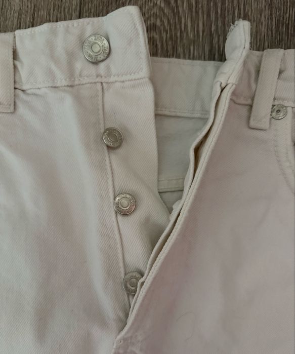 Zara белая джинсовая юбка