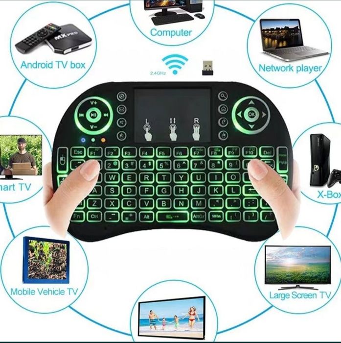 I8 Mini keyboard tv box uchun mini klaviatura