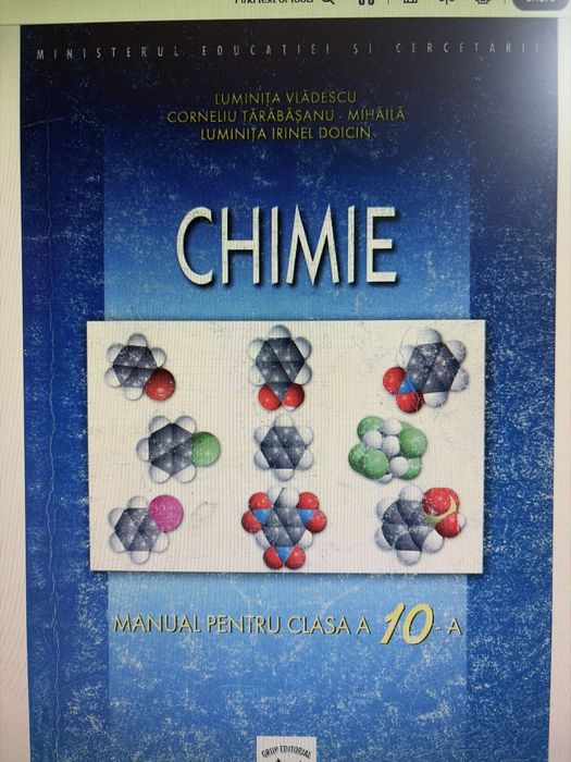 Manual Chimie pentru clasa a X-a