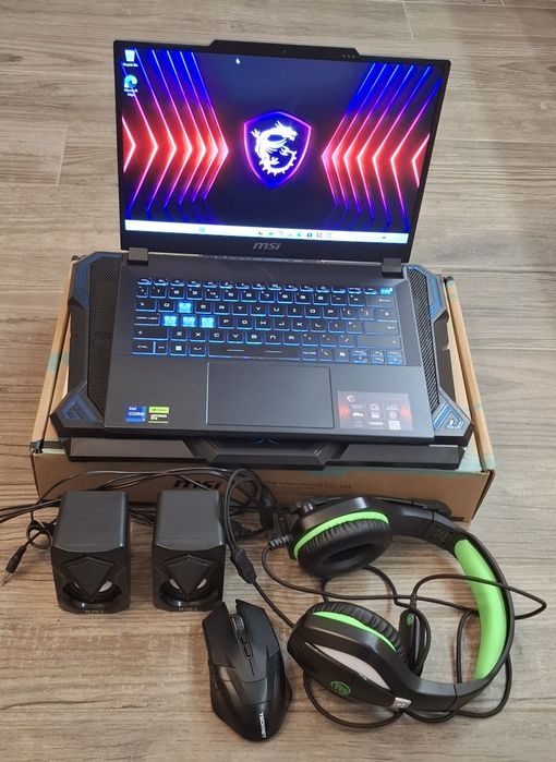 Геймърски Лаптоп | Msi Cyborg 14 | I7 13620H | 16GB DDR5 | 512 SSD | RTX 4060 8GB * НОВ *