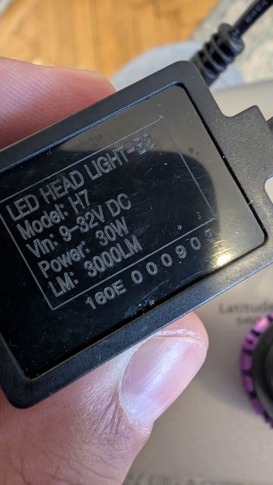 Set Led auto 30w impermeabil , aluminiu,