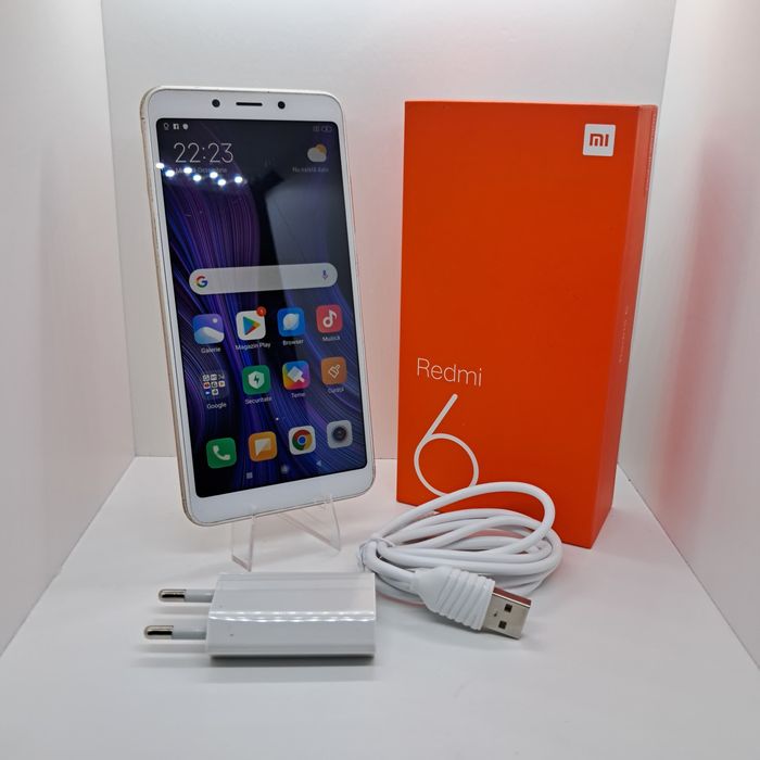 Xiaomi Redmi 6 Gold 4GB RAM / 64GB – Dual SIM, Full Box