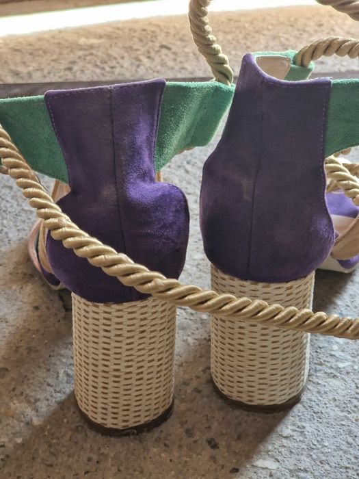 Дамски сандали на ток 39 номер