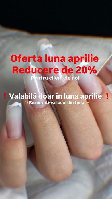 Unghii Gel Iași Alexandru cel Bun ~ Reducere 20% pentru clientele noi