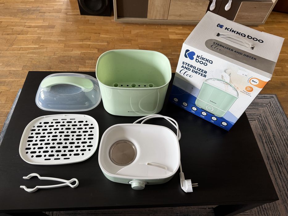 Стерилизатор Kikkaboo Cleo + подарък нагревател за шишета Lorelli