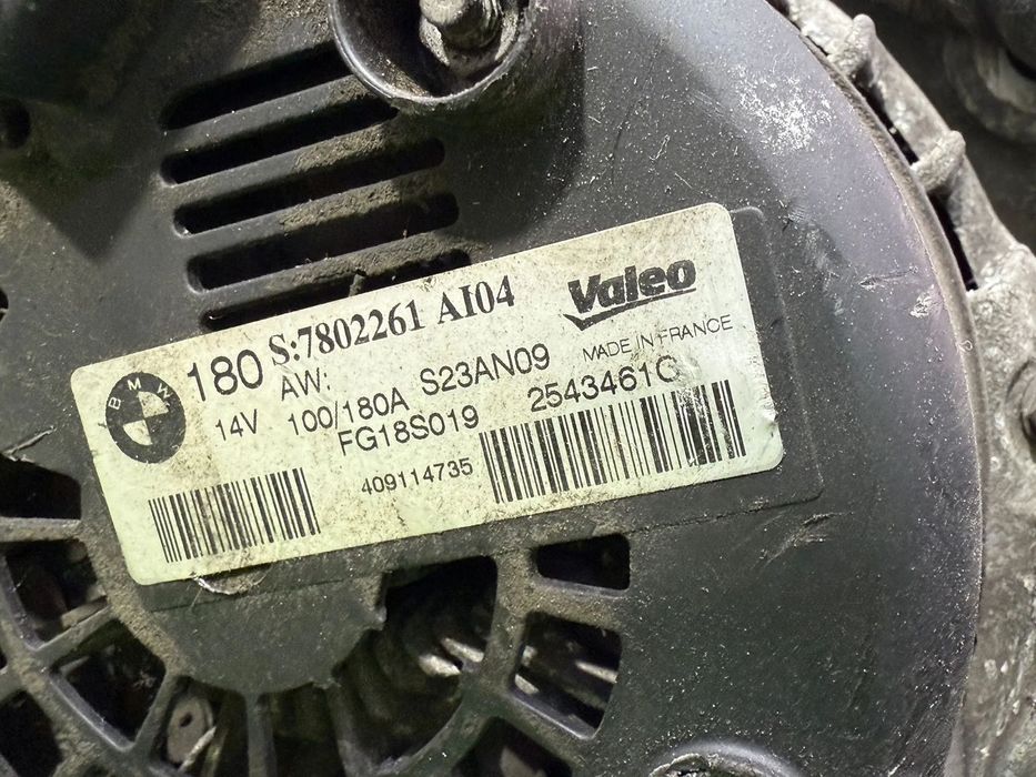ALTERNATOR BMW 318I SERIA 3 E90 LCI 2.0 BENZINA 2009 COD OEM 7802261AI04 2005-2013