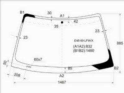Стекло лобовое Bmw 3
