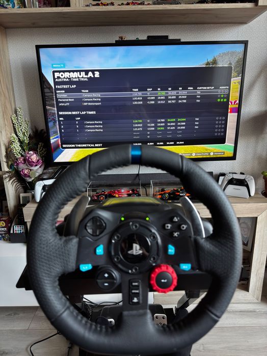 Волан Logitech G29 и Marvo Racer GT300 Стойка за волан