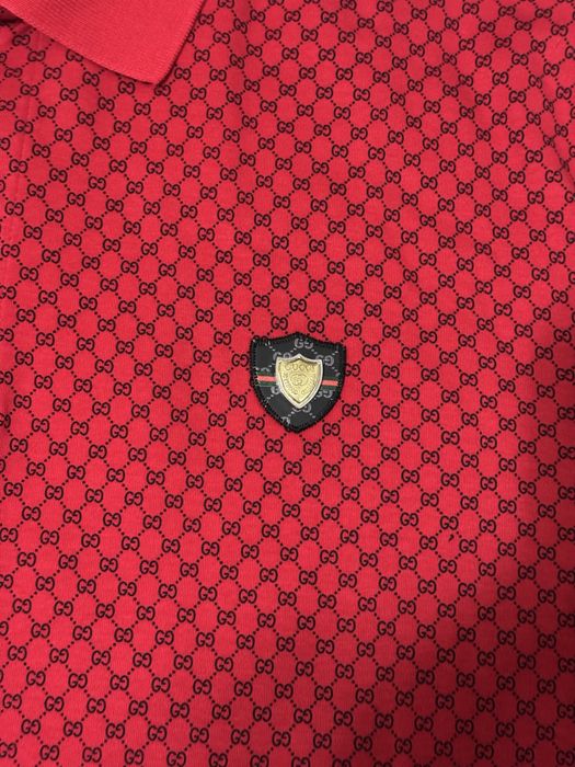 Gucci мъжка тениска с яка