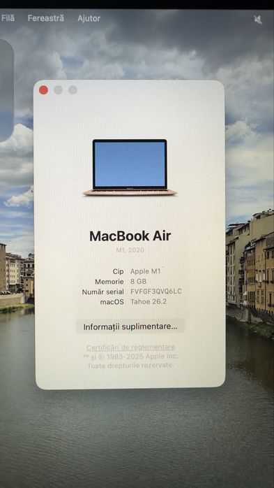 MacBook Air M1 Gold 256GB/8GB RAM 13-INCH La cutie