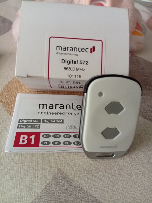 Telecomandă digitală Marantec 572 Micro cu 2 canale, 868 MHz, bi-linke