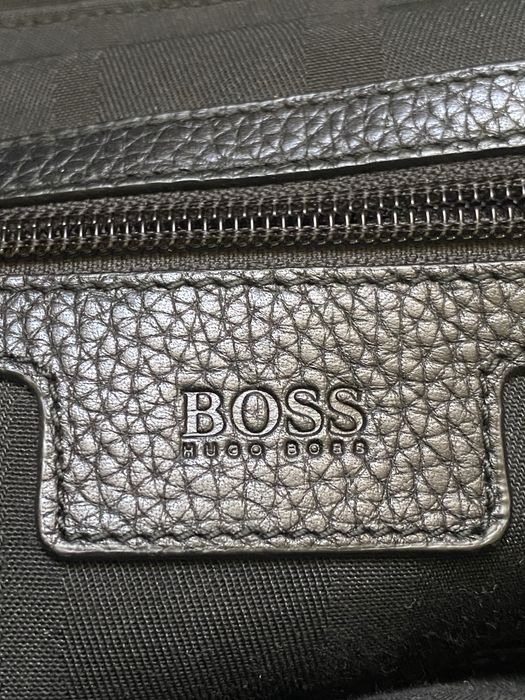 Geantă Bărbați Poştaş Messenger Piele Naturală Hugo BOSS