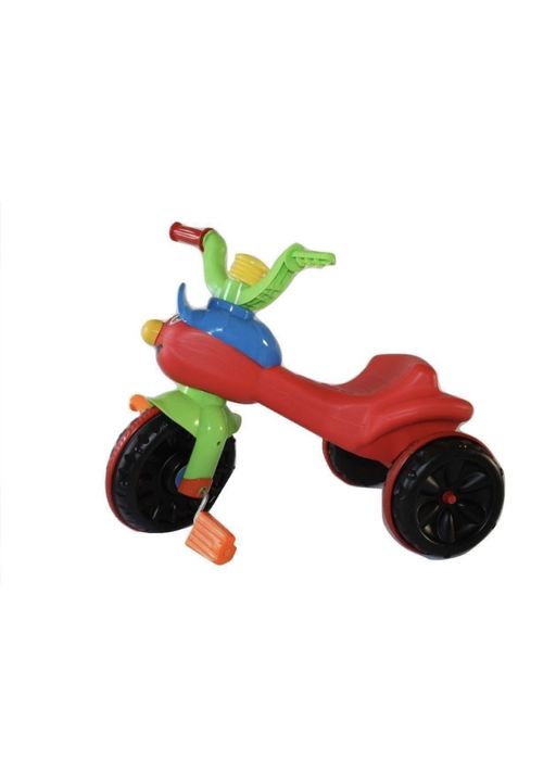 Tricicleta cu pedale Funny pentru copii cu Claxon si Roti mari