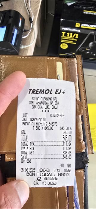 Furtun si tambur 20 metri autoretractabil Karchel