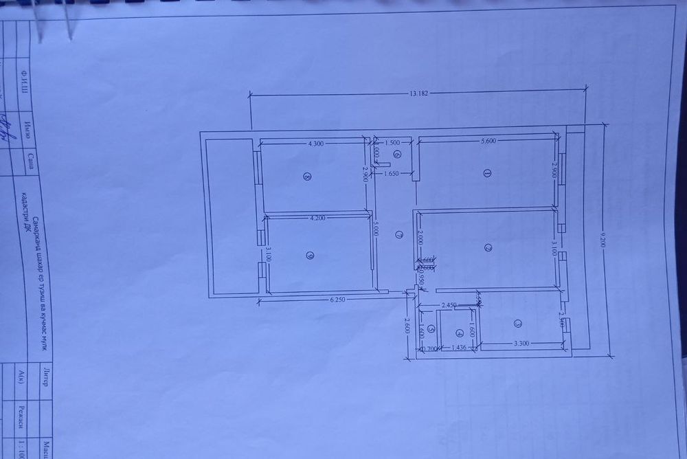 Большая светлая квартира с раздельными комнатами