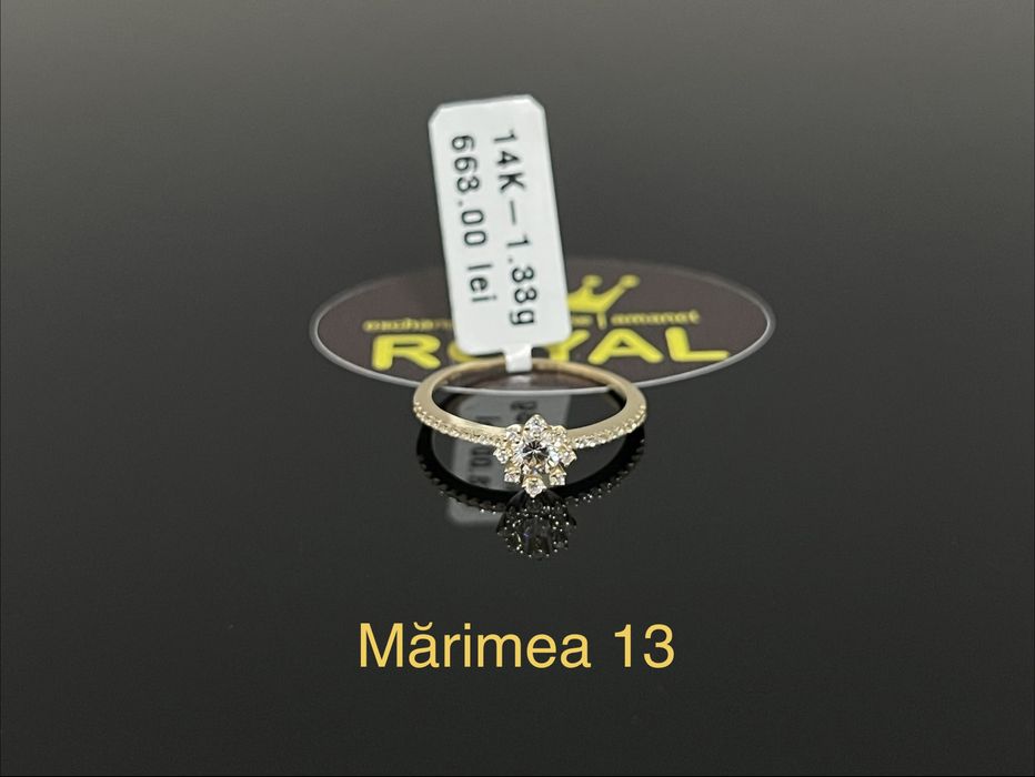 Bijuteria Royal CB : Inel dama aur nou 14k 1,33gr