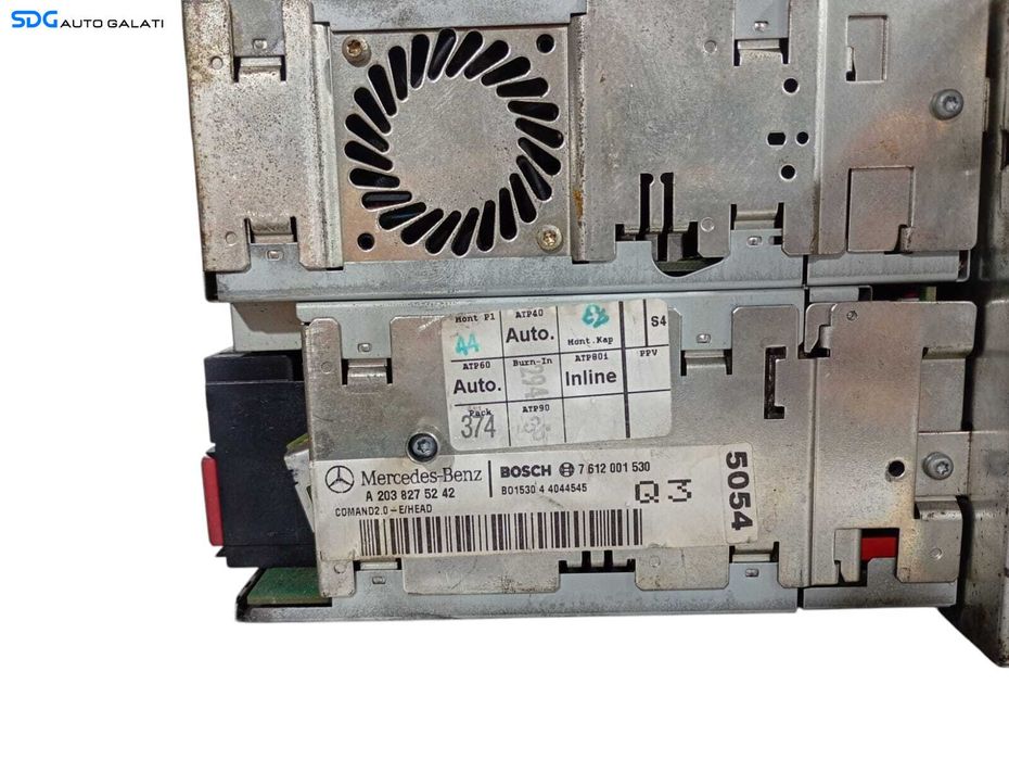Unitate Radio Navigatie Navi GPS Mercedes Clasa C Class W203 2001 - 2007 Cod A2038275242 [LC0842]