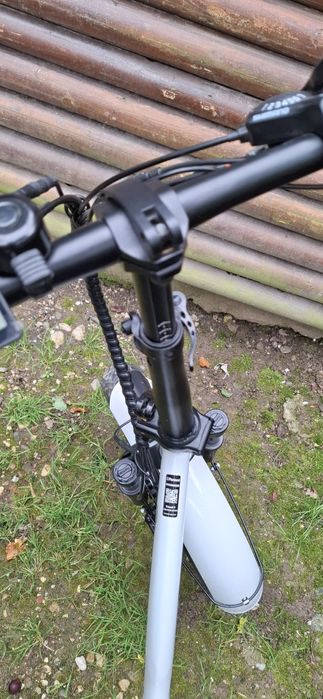 Bicicleta electrica roti 20 pliabila full suspension