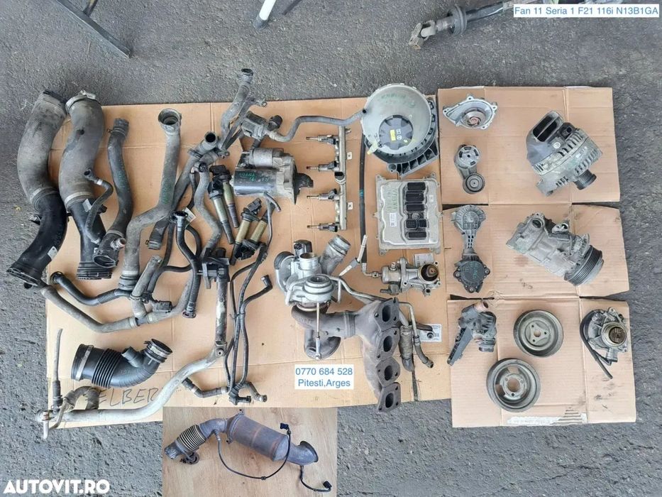 Anexe motor N13 Alternator compresor pompa apa pompa benzina rampa injectoare turbina bobina inductie electromotor benzina bmw seria 1 seria 3 F20 F21 F30