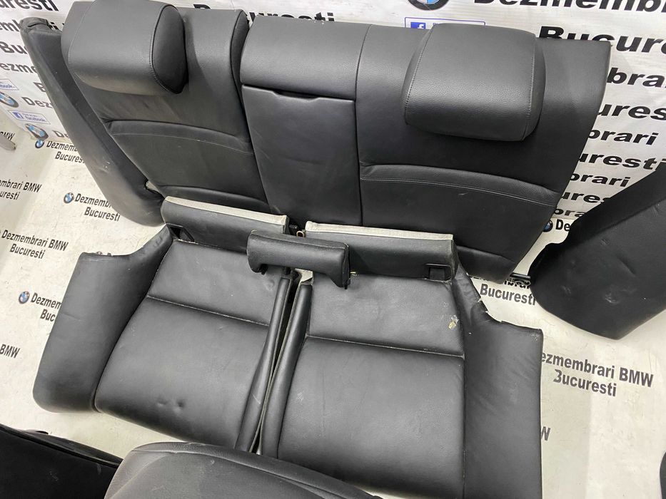 Scaune interior sport Recaro piele neagra cu incalzire BMW E92