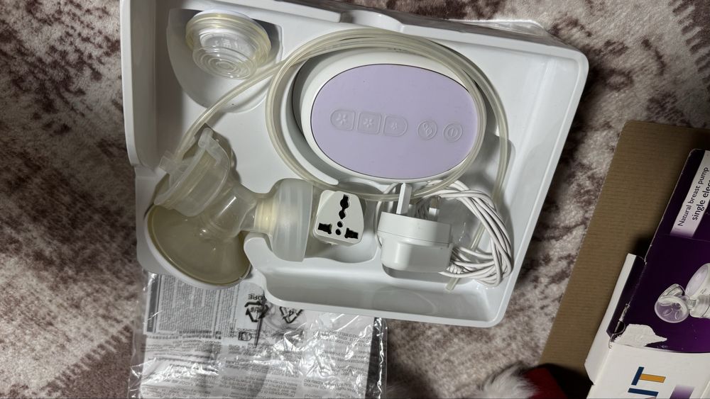 Електрическа единична помпа за изцеждане на кърма на Phillips Avent.