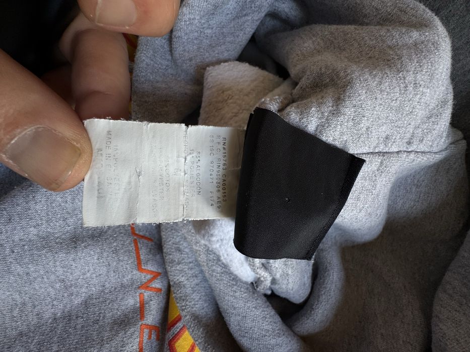 Оригинален Thrasher Flame Logo Hoodie Grey (Размер L) / Skatewear