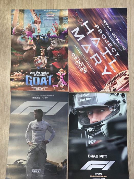 Постеры GOAT/Project Hail Mary/F1