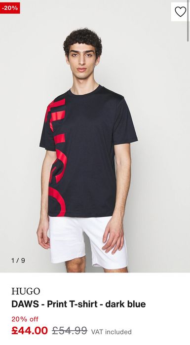 Hugo T-shirt Dark Blue