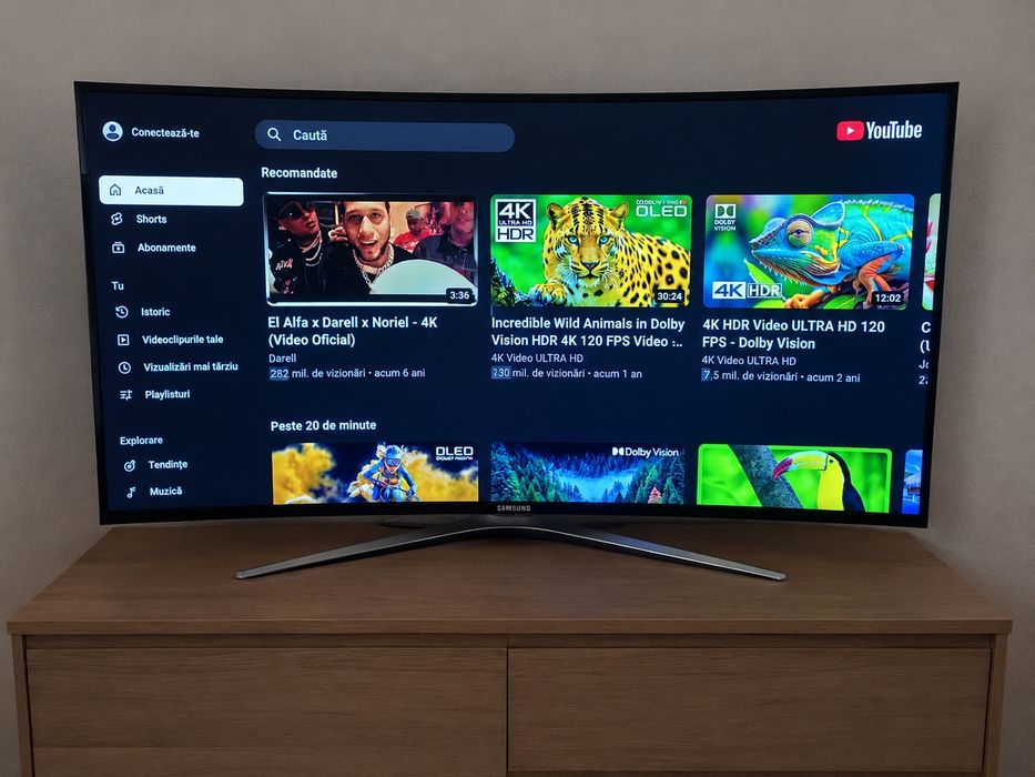 140 Cm CURBAT Samsung Smart 4k uhd. Ue55ku6659u, Am și Alte Mărci Mărimi Disponibile.