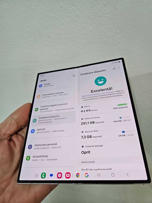 Samsung Galaxy Z fold 6, 256 gb, 12 Gb, schimb.