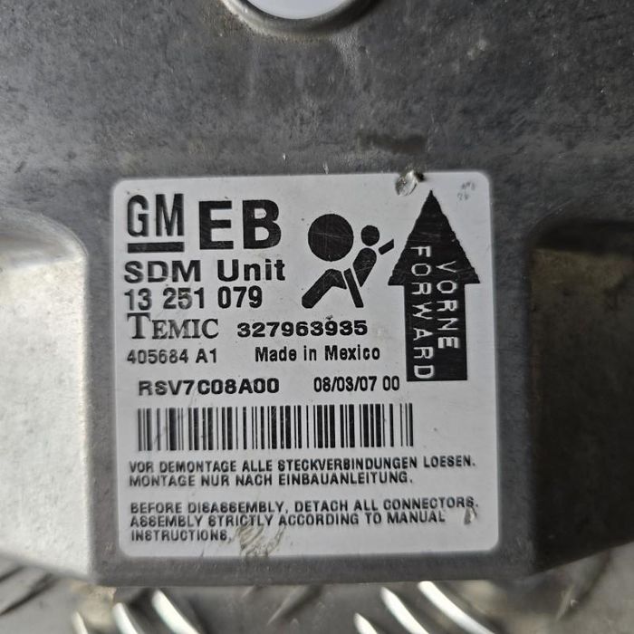 Calculator airbag Opel Astra H