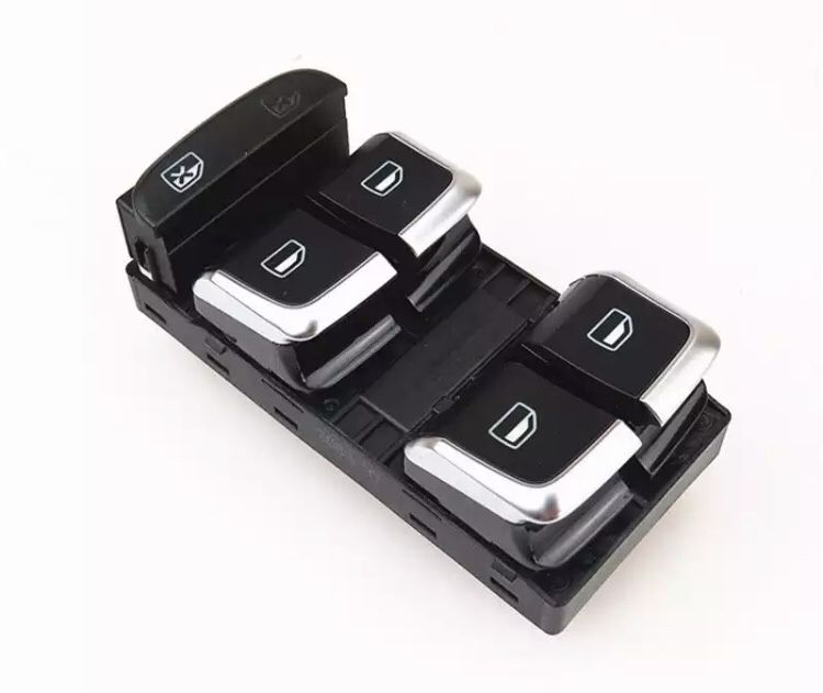 Set panou geamuri switch chrom si butoane geam Audi A4 b8,b9,A5,Q5