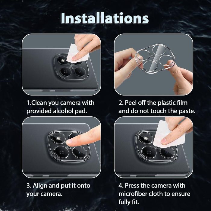 Стъклен протектор за камера за xiaomi redmi note 15 5g