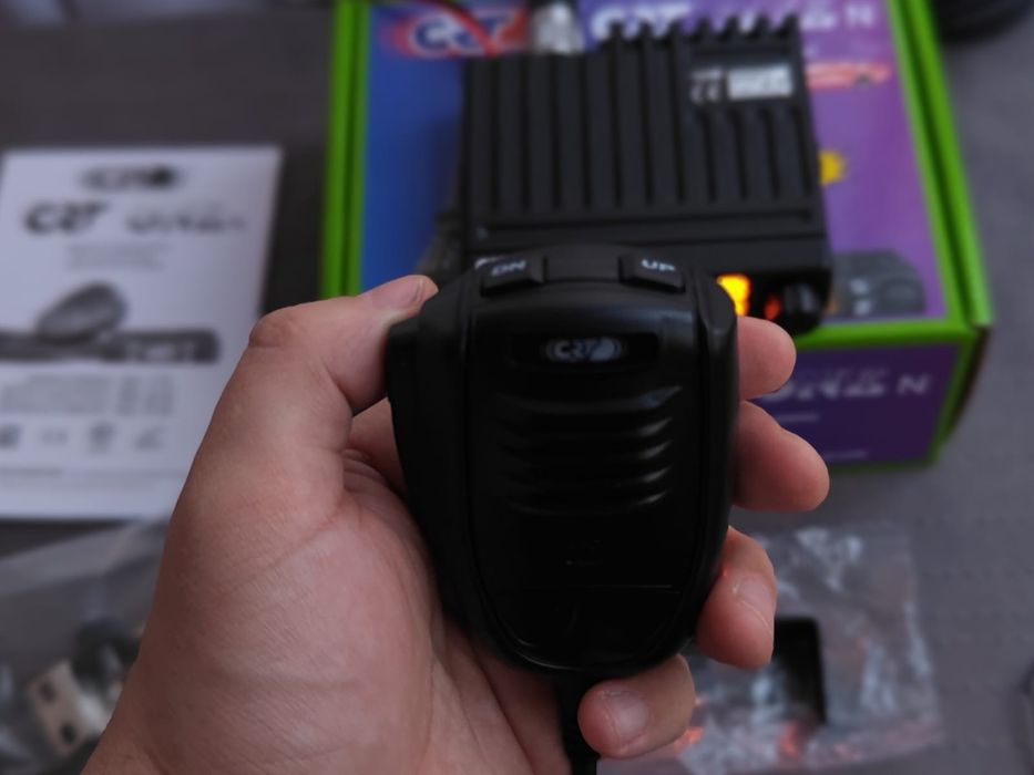 Pachet statie slim 4-15w made in franta noi + antena cu asq