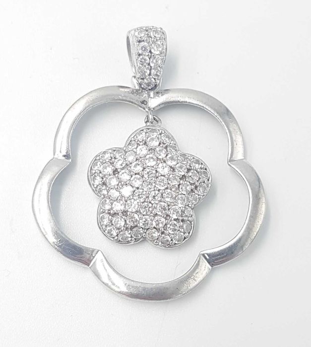 Superb pandantiv vintage din argint designer Norvegia